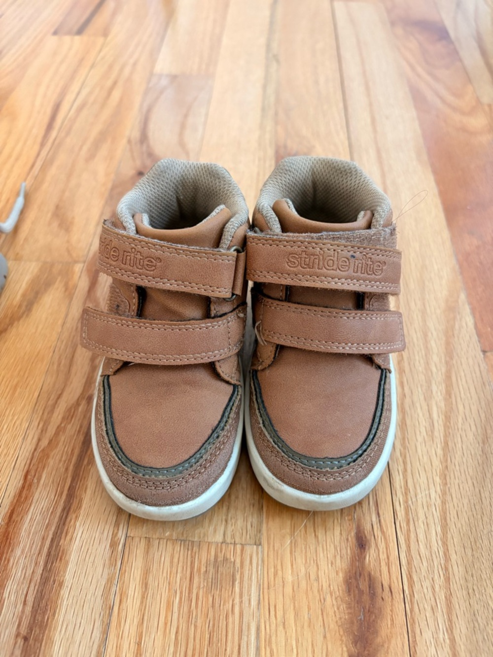 Stride Rite Toddler Brown Double Strap Sneakers